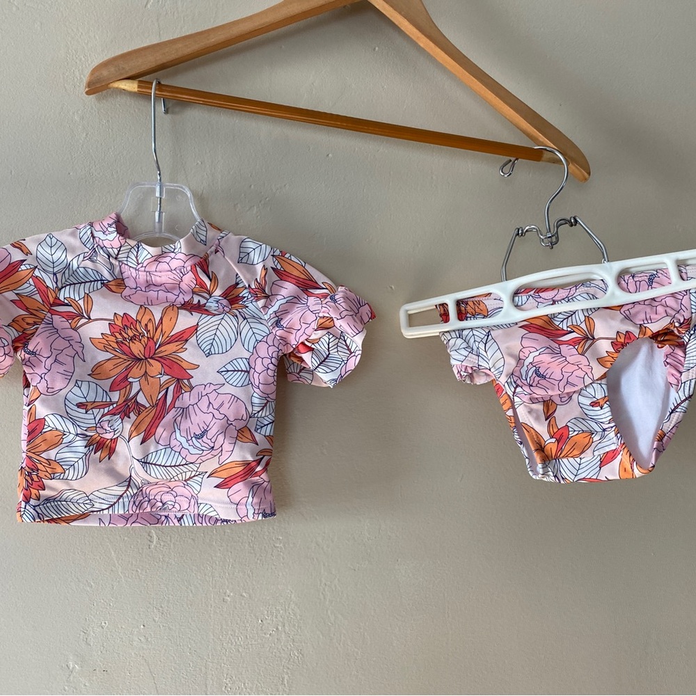 Janie and Jack swimsuit, 2 piece. Baby/toddler 12-18 months